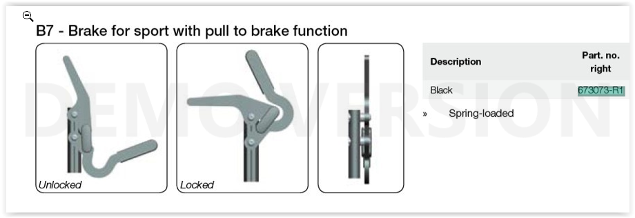 Scissors brakes